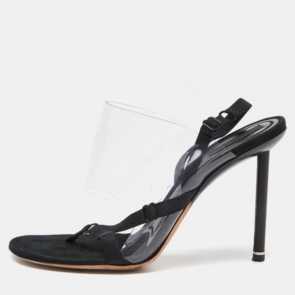Alexander Wang PVC Marlow Slingback Heels Sz 39 π€ Same Day Ship ππΎββοΈπ¦βοΈβοΈ - Picture 4 of 12